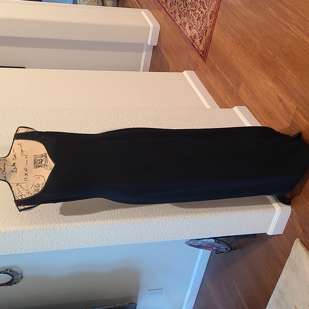 Bob Mackie Black Evening Gown.